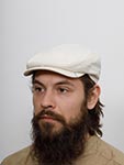 Кепка STETSON арт. 6383107 DRIVER CAP LINEN/COTTON SELVAGE (кремовый)